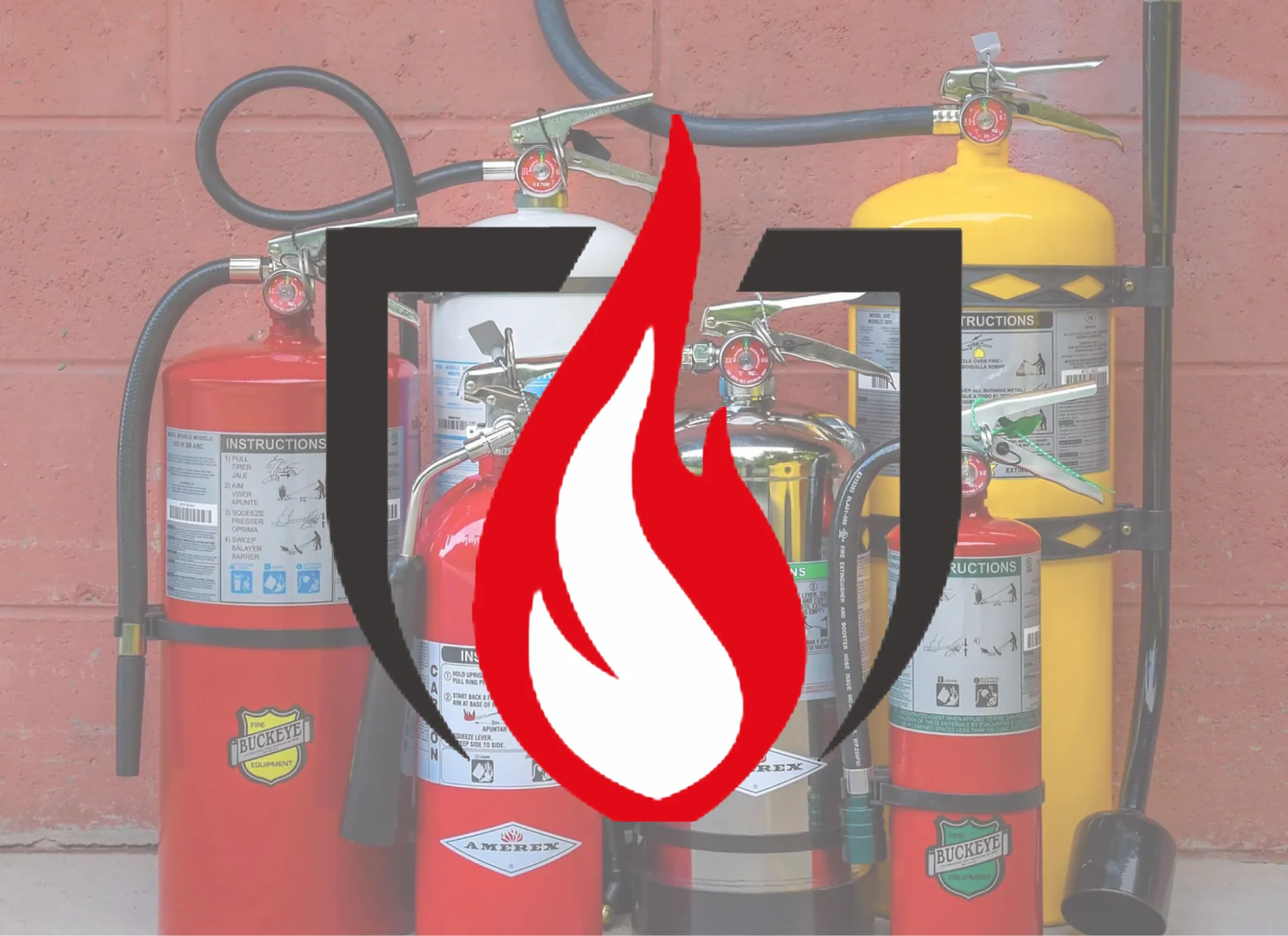 Bay Guard technician servicing fire protection equipment
