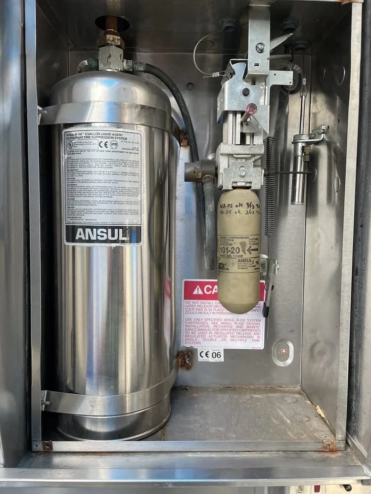 Ansul kitchen fire suppression system