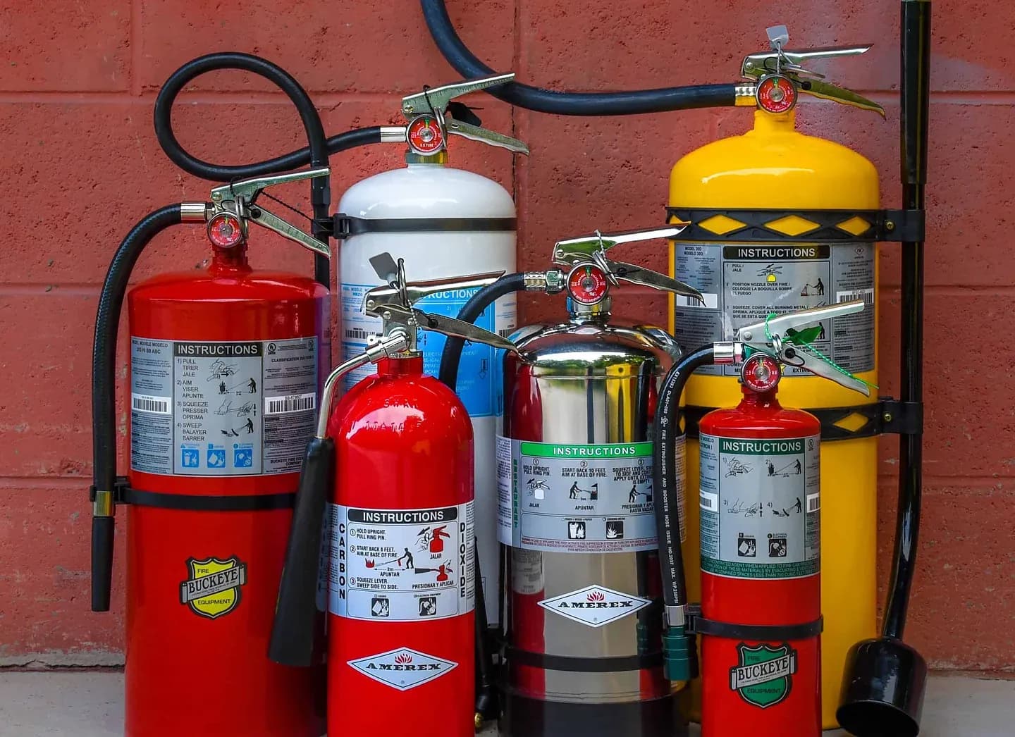 Bay Guard fire extinguisher lineup